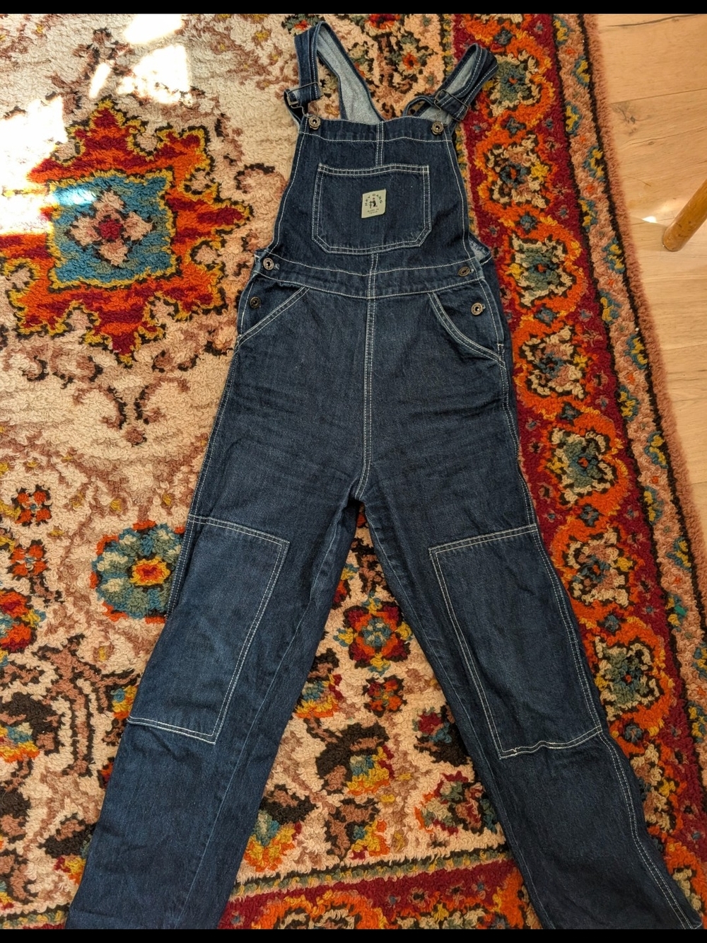 Classic Blue Denim Overalls - Women's Jeans Overalls - Picture 2 of 6